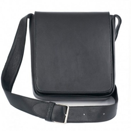 SAC BESACE CUIR NOIR SAC BESACE CUIR NOIR