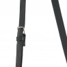Besace cuir noire horizontale Mirhano en cuir véritable pleine fleur 5