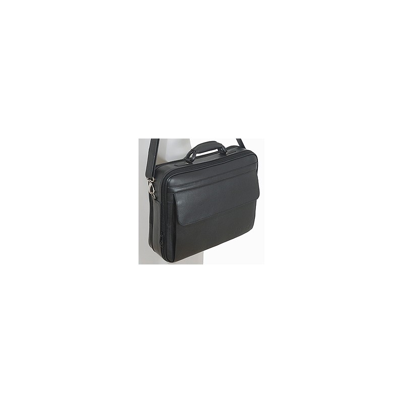 SACOCHE ORDINATEUR CUIR NOIR  BUSINESS