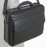 SACOCHE ORDINATEUR CUIR NOIR  BUSINESS