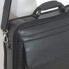 SACOCHE ORDINATEUR CUIR NOIR  BUSINESS