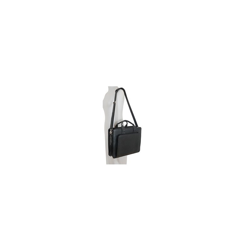 CARTABLE CUIR NOIR BUSINESS
