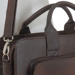 CARTABLE CUIR MARRON BUSINESS