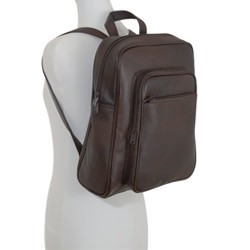 SAC A DOS CUIR MARRON HOMME