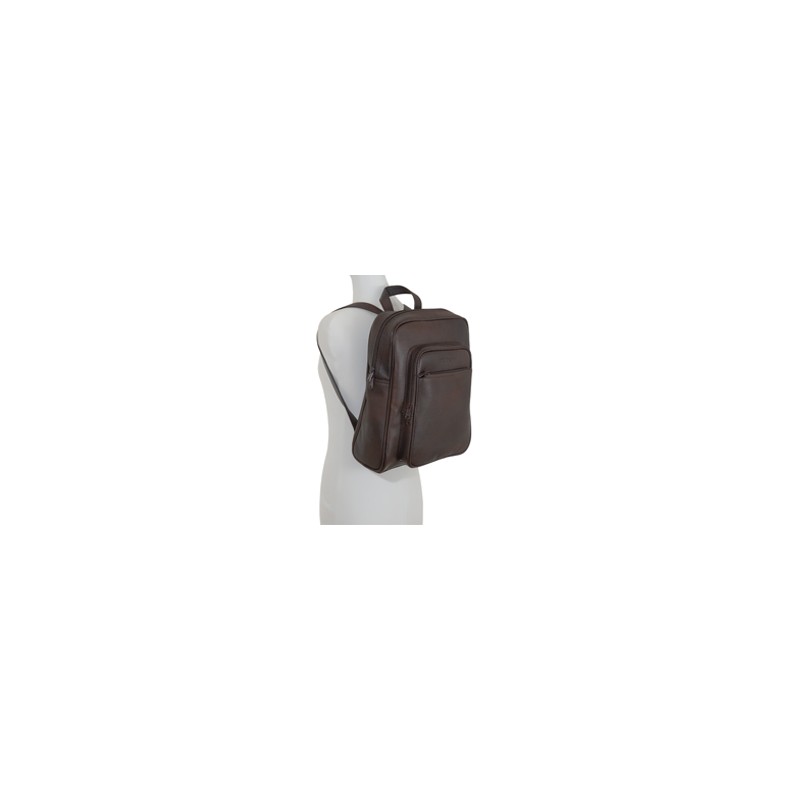 SAC A DOS CUIR  HOMME MARRON