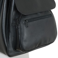 Sac à dos cuir femme noir