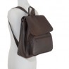 SAC A DOS CUIR MARRON FEMME