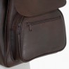 SAC A DOS CUIR MARRON FEMME