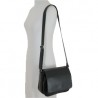 Besace femme cuir noir