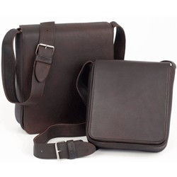 Besace cuir marron