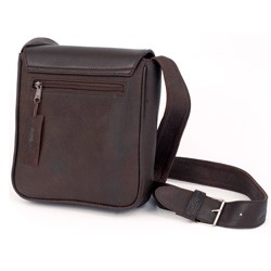 Besace cuir marron