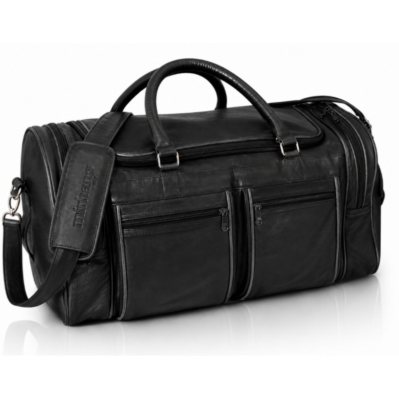Sac de voyage cuir noir