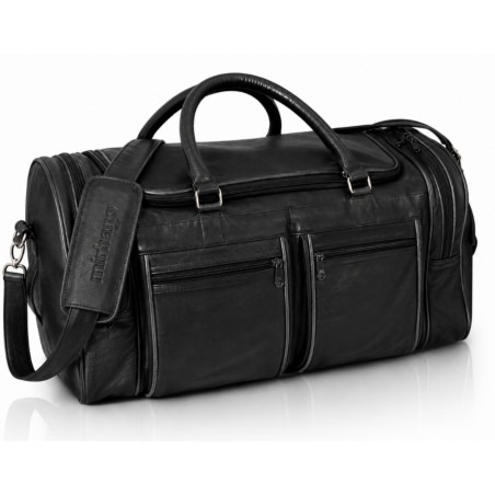 Sac de voyage cuir noir