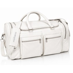 Sac de voyage cuir blanc