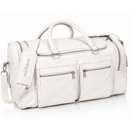 Sac de voyage cuir blanc