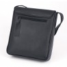 SACOCHE CUIR NOIR - Grand format