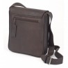 Besace cuir marron vue arrière