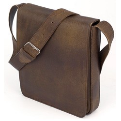 BESACE CUIR YELLOW BROWN - Grand format