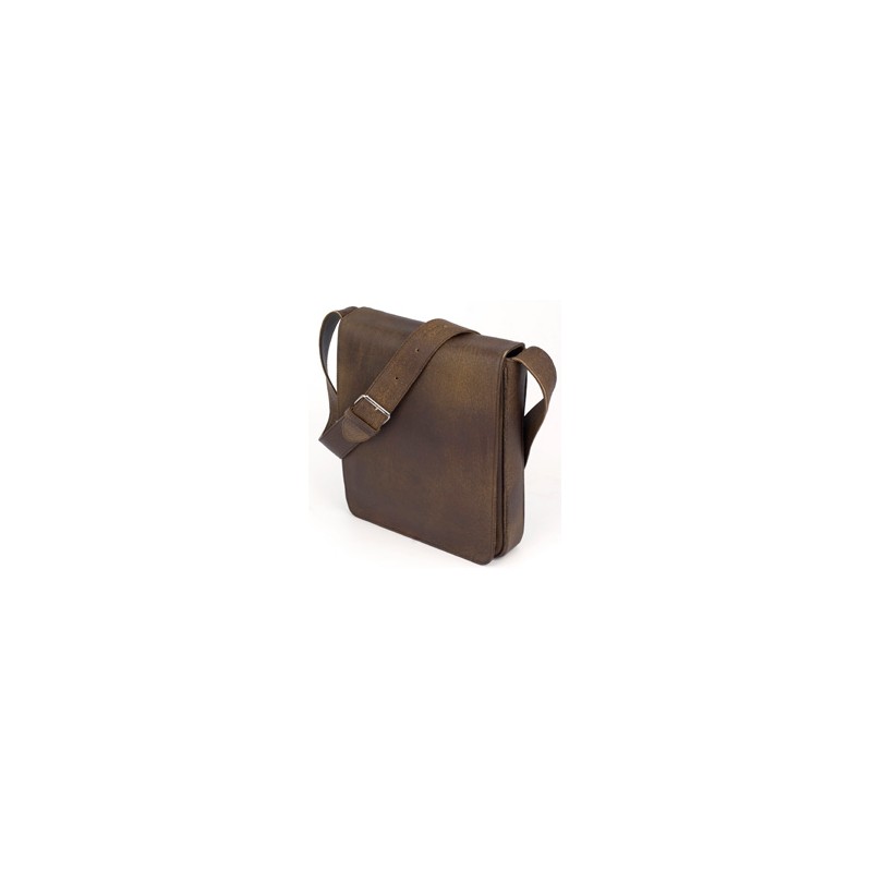 BESACE CUIR YELLOW BROWN - Grand format