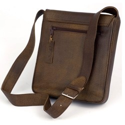 Besace cuir marron Yellow Brown grand format
