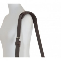 Besace cuir marron horizontale