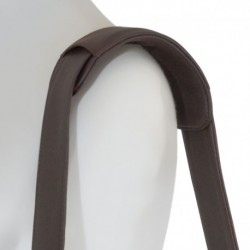 Besace cuir marron horizontale