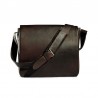 CARTABLE BESACE CUIR MARRON - XXL
